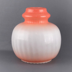 suspension-en-opaline-bicolore-blanc-et-orange-vintage