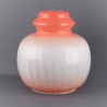suspension-en-opaline-bicolore-blanc-et-orange-vintage