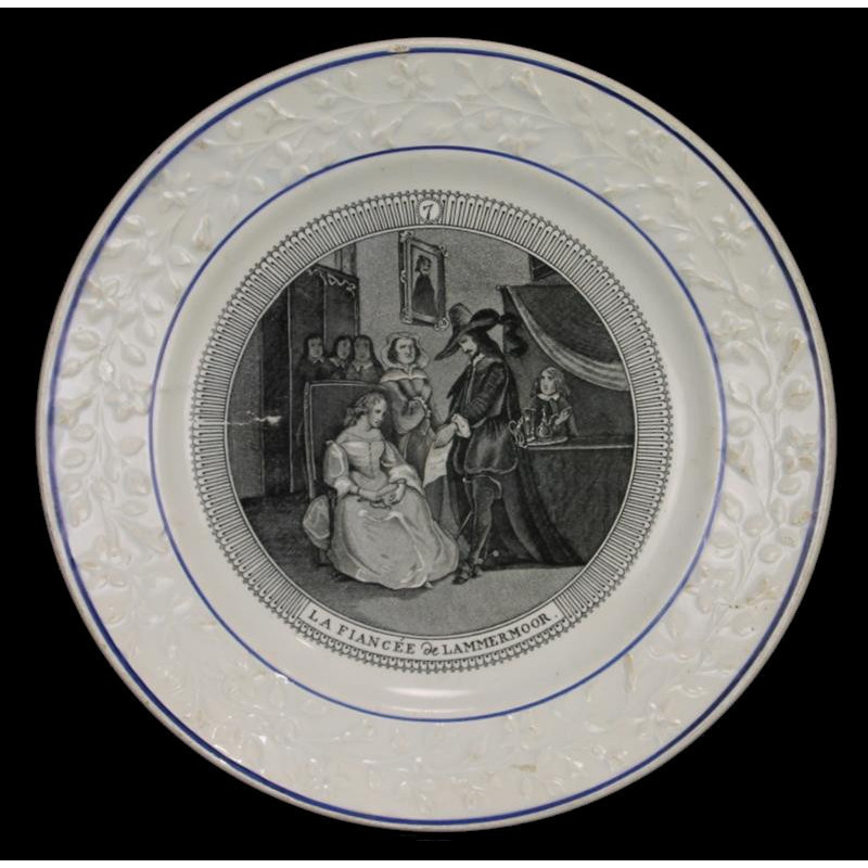 Assiette Parlante Choisy Le Roi Woodstock N° 10