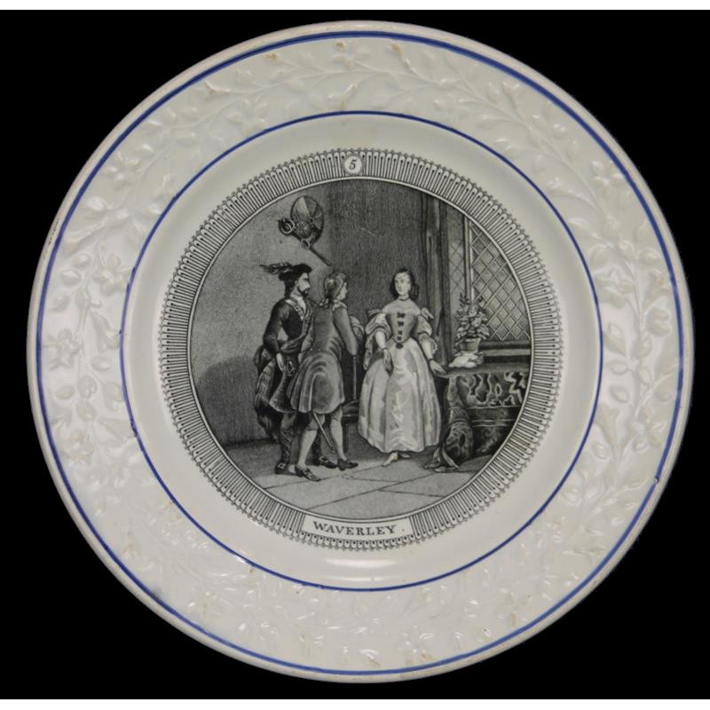 Assiette Parlante  Choisy Le Roi Waverley N°5