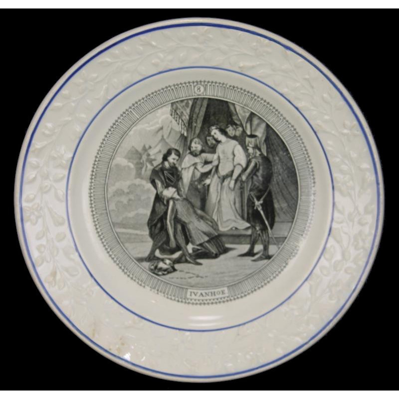 Assiette Parlante Choisy Le Roi Ivanohé N°8