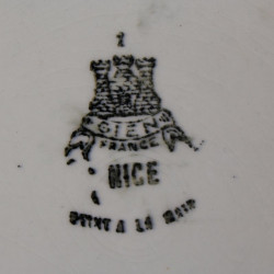 Assiette Plate  Faïence de Gien