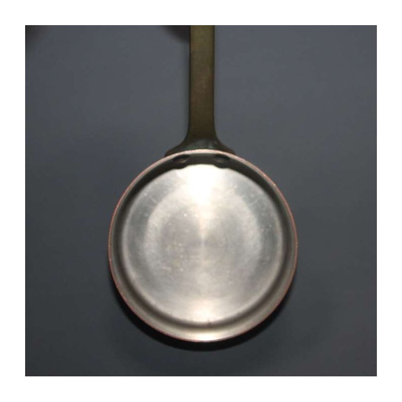 Casserole en cuivre ancienne sauciere avec couvercle